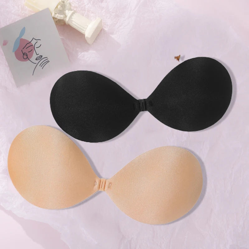 Soutien-Gorge Invisible Sans Bretelle en Silicone - Push-Up Réutilisable