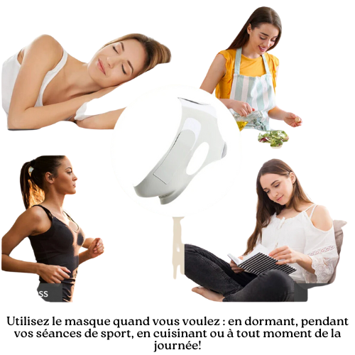 Masque Lifting Visage V - Remodelage et Fermeté Pendant Votre Sommeil